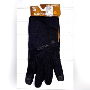 Carhartt High Dexterity Men's Black Gloves Sz XL Work-flex Touch Performance New